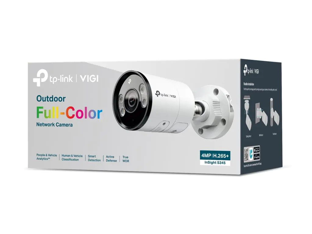 TP-LINK 4MP Outdoor Full-Color Bullet Network Ca