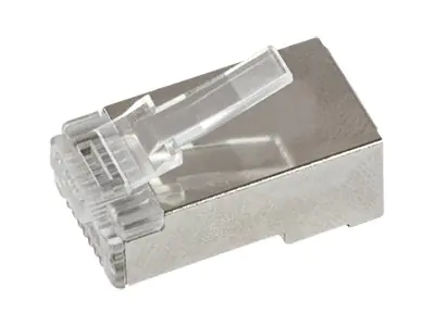 LogiLink MP0077, RJ-45, Transparent, Männlich, Gerade, Kunststoff, Cat6