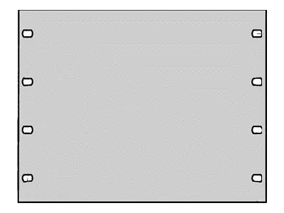 SCHROFF Rackpaneel - Vorderseite - RAL 7035 - 1U - 48.3 cm (19") 30118299