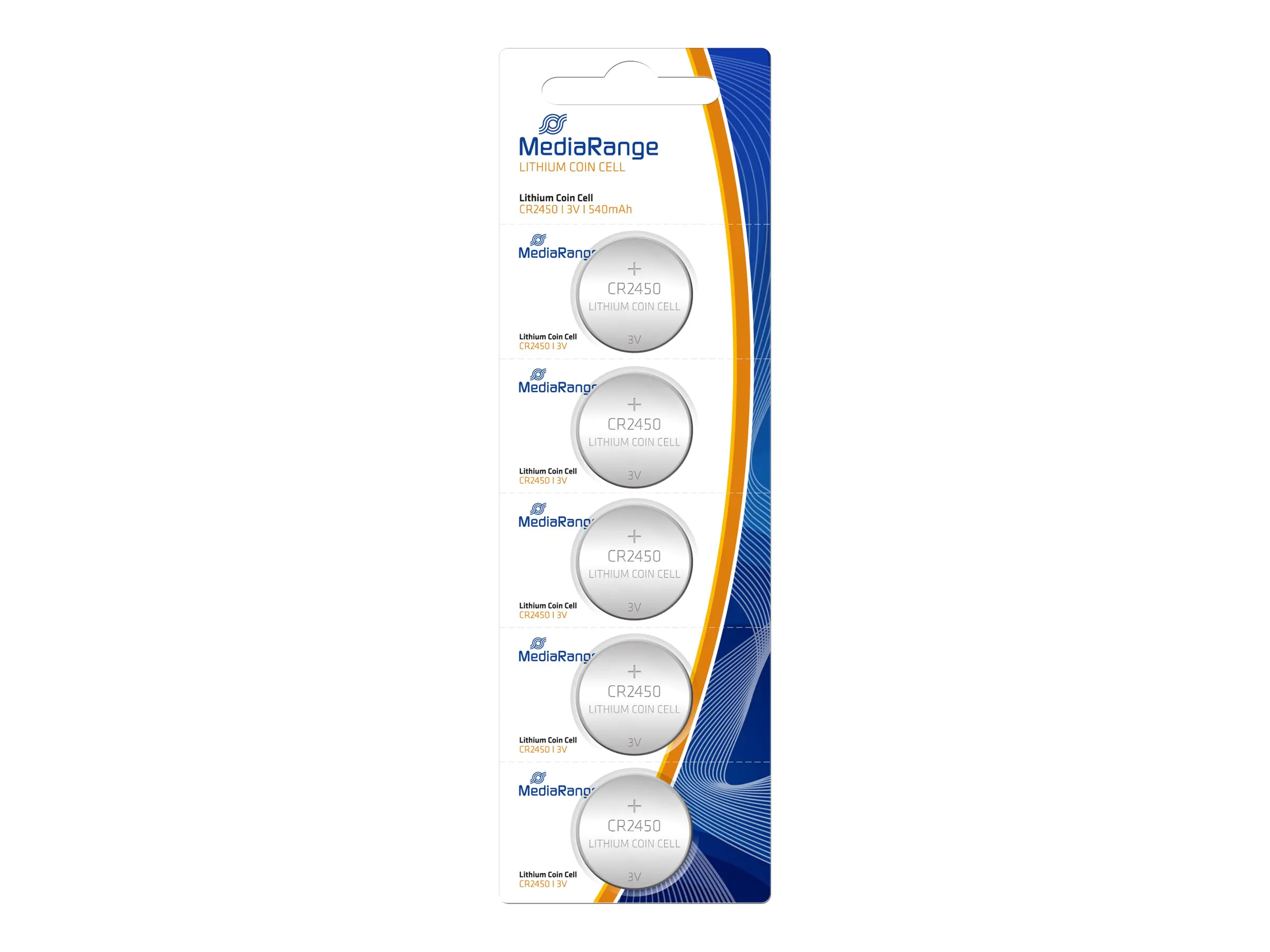 MEDIARANGE Batterie 5 x CR2450 - Li - 540 mAh MRBAT138