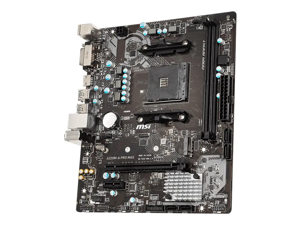 MSI A320M-A PRO MAX - Mainboard - mATX 7C52-004R