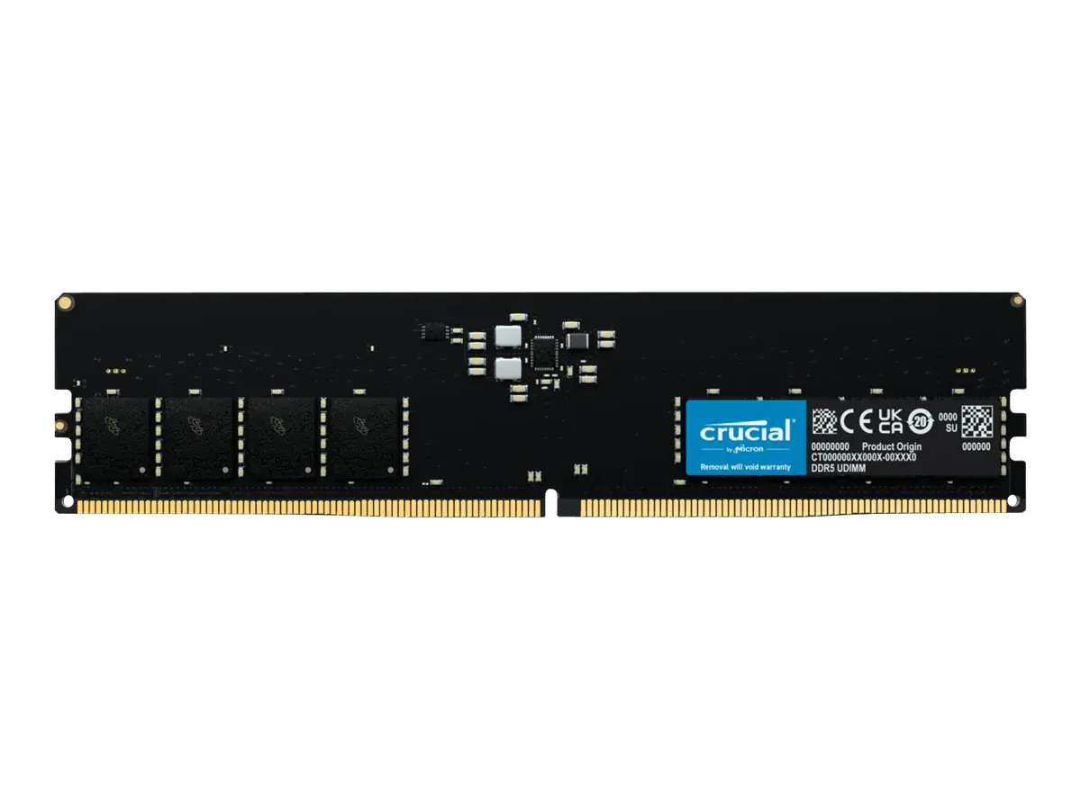 Crucial DDR5 - Modul - 16 GB - DIMM 288-PIN CT16G56C46U5T