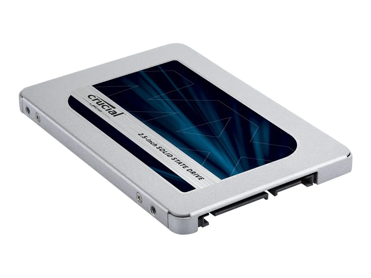 Crucial MX500 - SSD - verschlüsselt - 250 GB - intern - 2.5" (6.4 cm) - SATA 6Gb/s - 256-Bit-AES - TCG Opal Encryption 2.0