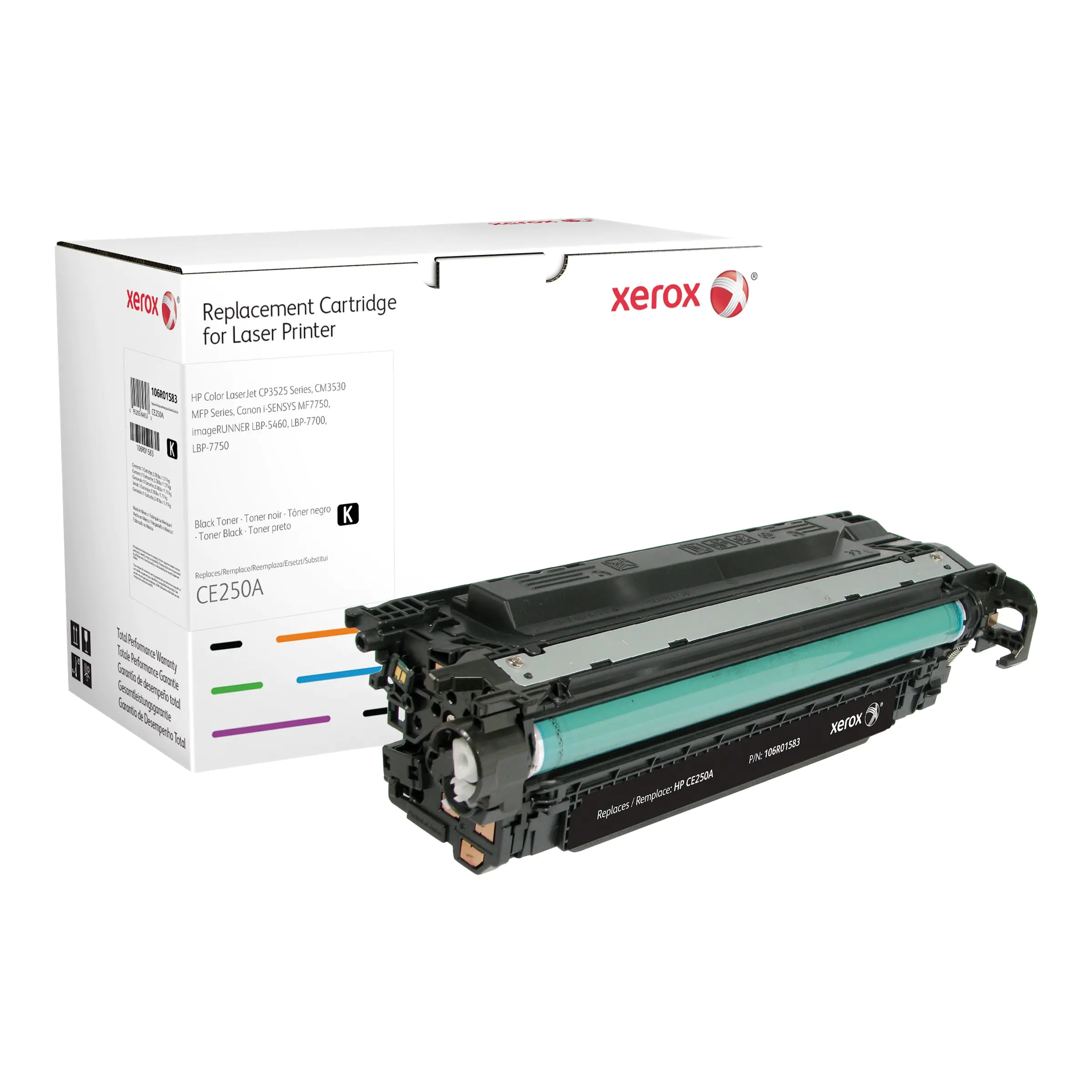 Xerox - Schwarz - kompatibel - Tonerpatrone (Alternative zu: HP CE250A) - für HP Color LaserJet CM3530, CM3530fs, CP3525, CP3525dn, CP3525n, CP3525x, CP3527, CP3529