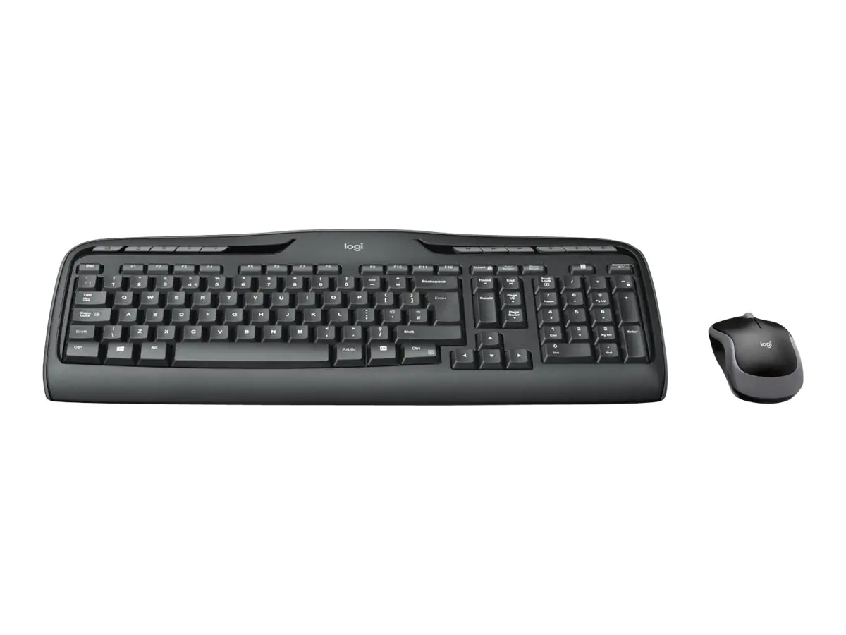 Logitech Wireless Combo MK330 - Tastatur-und-Maus-Set - kabellos - 2.4 GHz - QWERTY - Nordisch - Schwarz