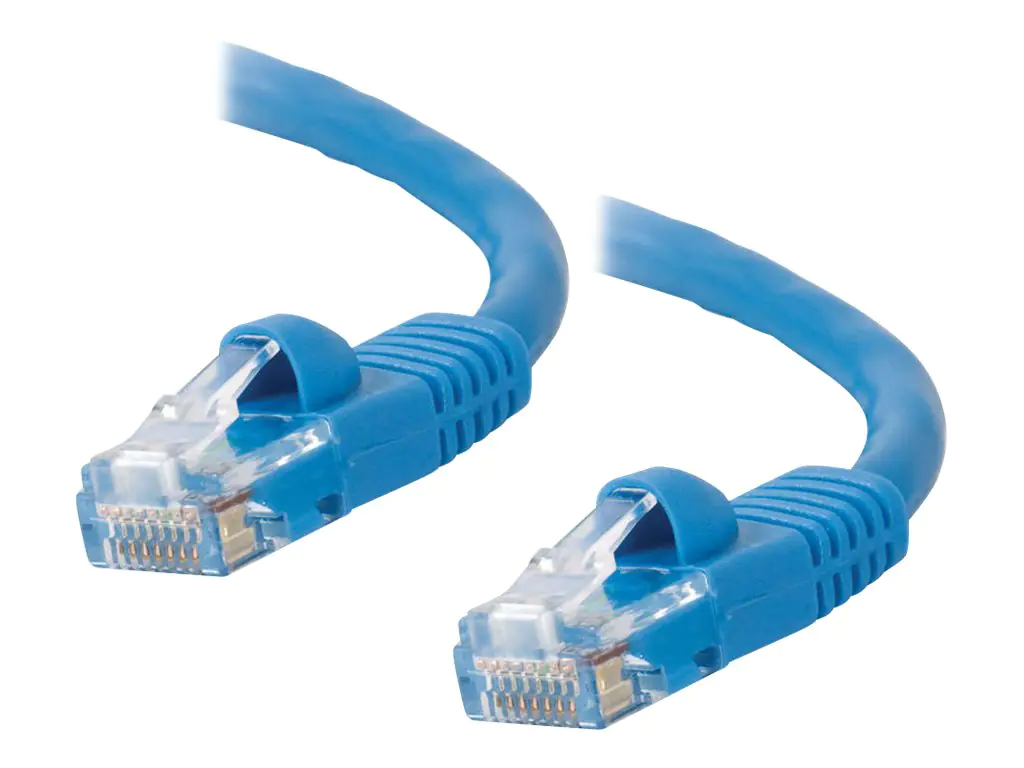 C2G Cat5e Booted Unshielded (UTP) Network Patch Cable - Patch-Kabel - RJ-45 (M) zu RJ-45 (M) - 7 m - UTP - CAT 5e - geformt, ohne Haken, verseilt - Blau