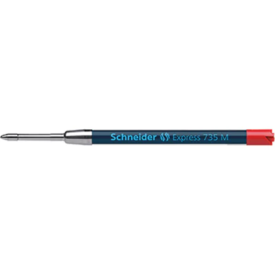 Schneider Schreibgeräte Express 735, Rot, Medium, Edelstahl, G2, 10000 m, Kugelschreiber 7362