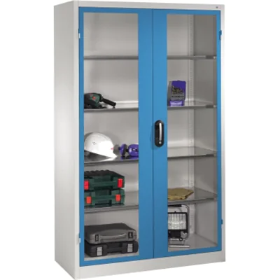 C+P Werkzeugschrank 8931055S10055 Fenstertür 1950x1200x500mm lgr/lbl