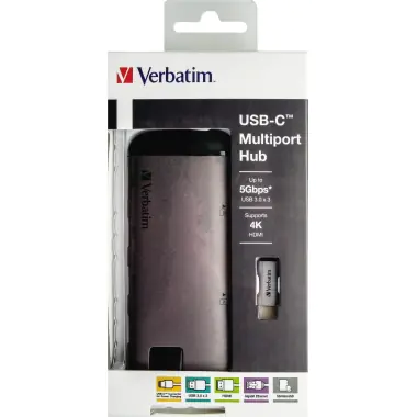 Verbatim - Dockingstation - USB-C - HDMI - 1GbE
