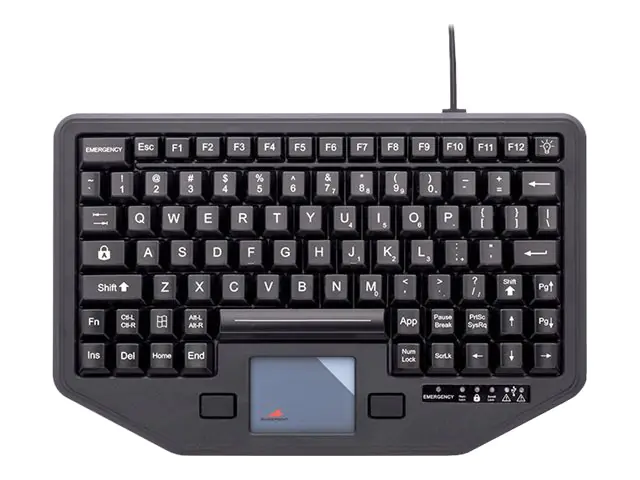 Gamber-Johnson iKey Transformer Keyboard - Tastatur - mit Touchpad