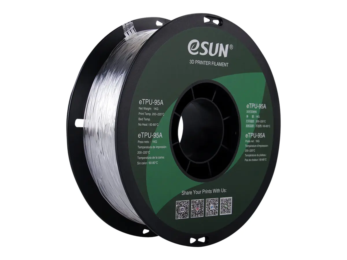 Esun - Klar - 1 kg - TPU-95A Filament (3D)