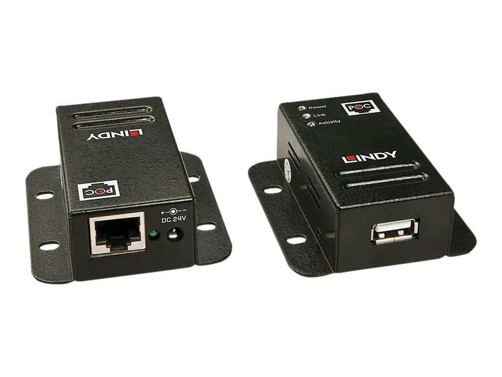 Lindy USB 2.0 Cat.5 Extender With Power Over - USB-Erweiterung - USB 2.0 - über CAT 5 - bis zu 50 m