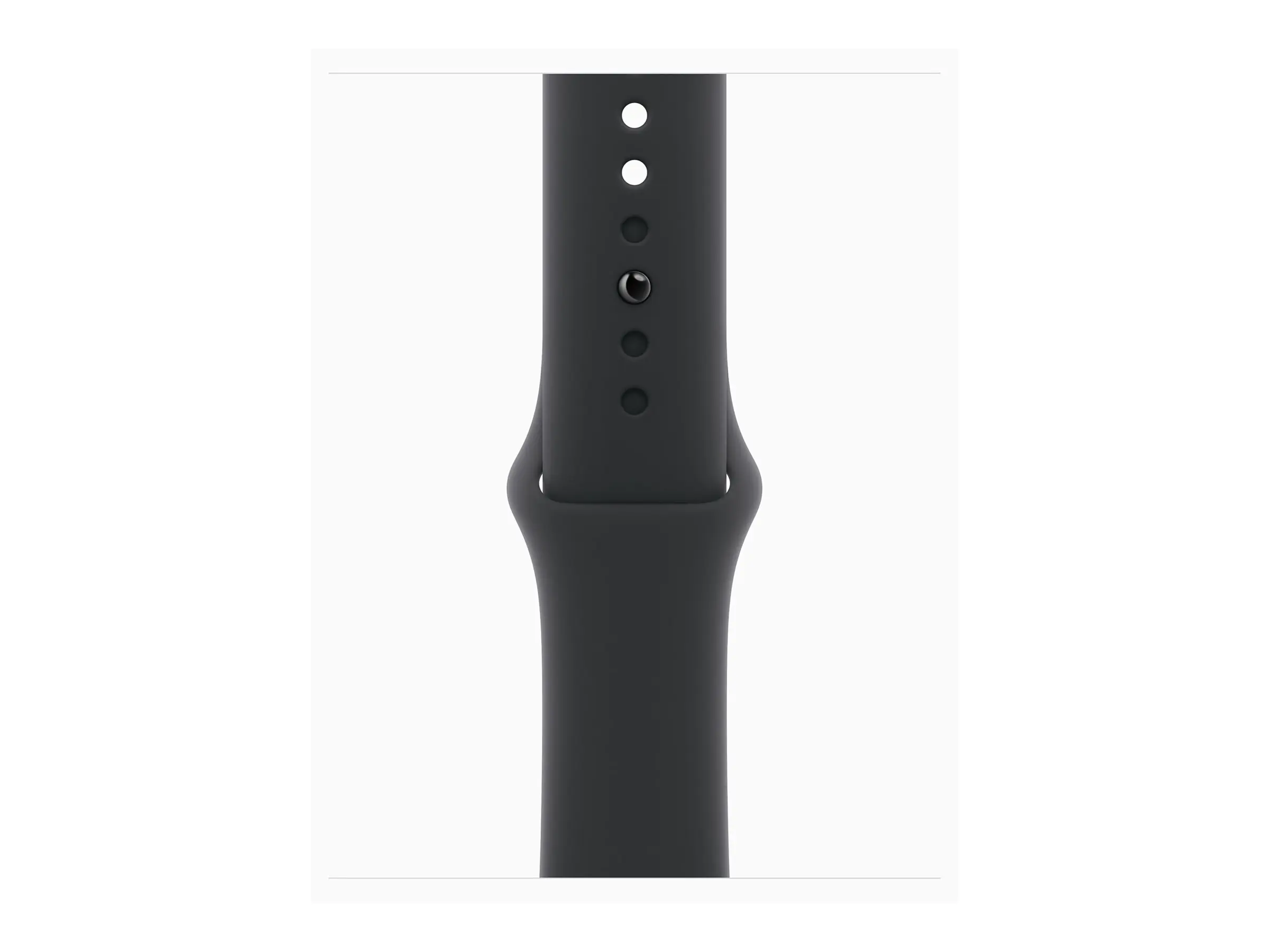 Apple Watch Series 10 (GPS + Cellular) - 42 mm - Jet Black Aluminium - intelligente Uhr mit Sportband - Flouroelastomer - schwarz - Bandgröße: S/M - 64 GB - LTE, Wi-Fi 4, UWB, Bluetooth - 4G - 29.3 g