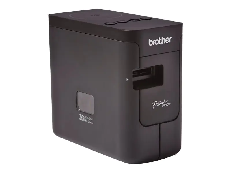 Brother P-Touch PT-P750W - Etikettendrucker - Thermotransfer - Rolle (2,4 cm) - 180 x 360 dpi - bis zu 30 mm/Sek. - USB 2.0, Wi-Fi(n), NFC - Cutter