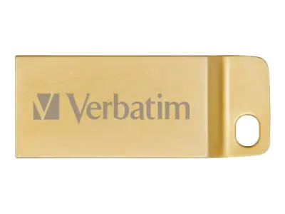 Verbatim Metal Executive - USB-Flash-Laufwerk - 16 GB - USB 3.0 - Gold