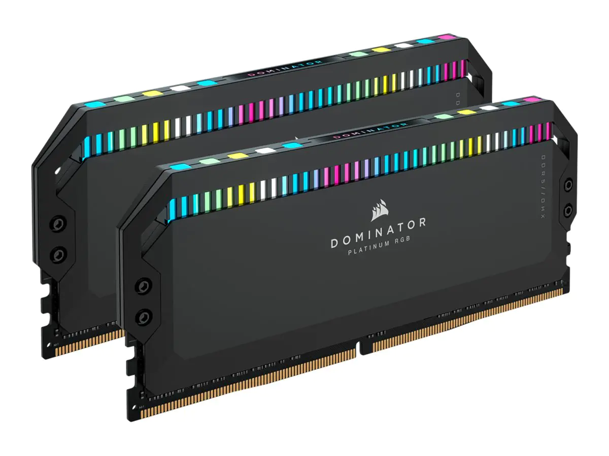 CORSAIR Dominator Platinum RGB - DDR5 - Kit - 64 GB: 2 x 32 GB - DIMM 288-PIN - 5600 MHz / PC5-44800 - CL40 - 1.25 V - Schwarz