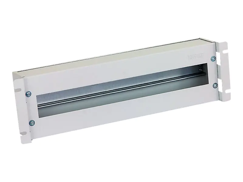 TRITON Rack-Schiene mit Schutzschalter - Schwarz, RAL 9005 - 3U - 48.3 cm (19") RAB-JL-X02-A1