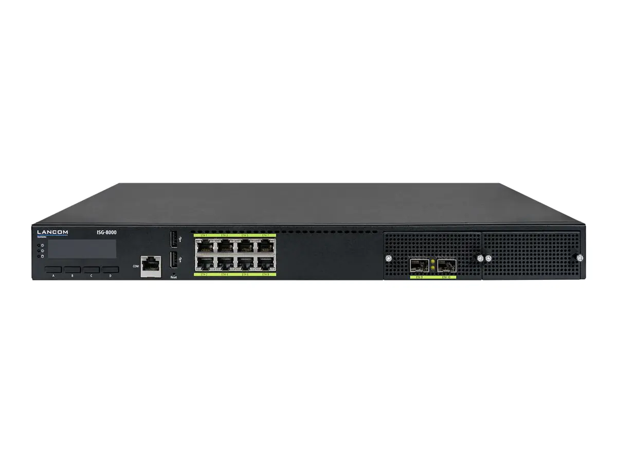 LANCOM ISG-8000 - VPN-Gateway - 10GbE - 1U - Rack-montierbar