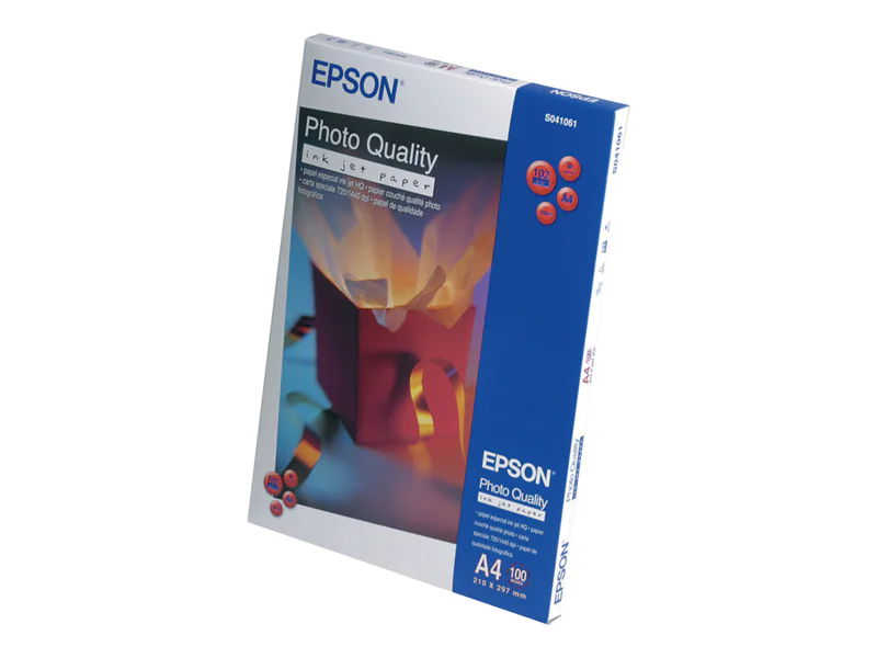 Epson Photo Quality Ink Jet Paper, DIN A2, 102 g/m², 30 Blatt, Matte, 102 g/m², A2, Weiß, 30 Blätter, SureColor SC-T7200D SureColor SC-T7200 SureColor SC-T5405 SureColor SC-T5400M 240V SureColor... C13S041079