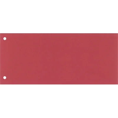 Trennstreifen 10,5x24cm rot 100 St./Pack.