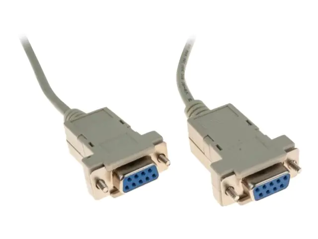 exertis Connect - Nullmodemkabel - DB-9 (W) zu DB-9 (W) - 3 m - Grau