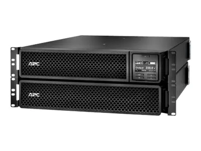 APC Smart-UPS SRT 3000VA RM - USV (in Rack montierbar/extern) - Wechselstrom 220/230/240 V - 2700 Watt - 3000 VA Bleisäure - RS-232, USB - Ausgangsanschlüsse: 10 - 2U - Schwarz - mit APC UPS Network Management Card AP9631 - für P/N: AR4018SPX432, AR4024SP