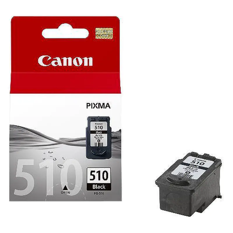Canon PG-510 - 9 ml - Schwarz - Original - Tintenpatrone - für PIXMA MP230, MP237, MP252, MP258, MP270, MP280, MP282, MP499, MX350, MX360, MX410, MX420