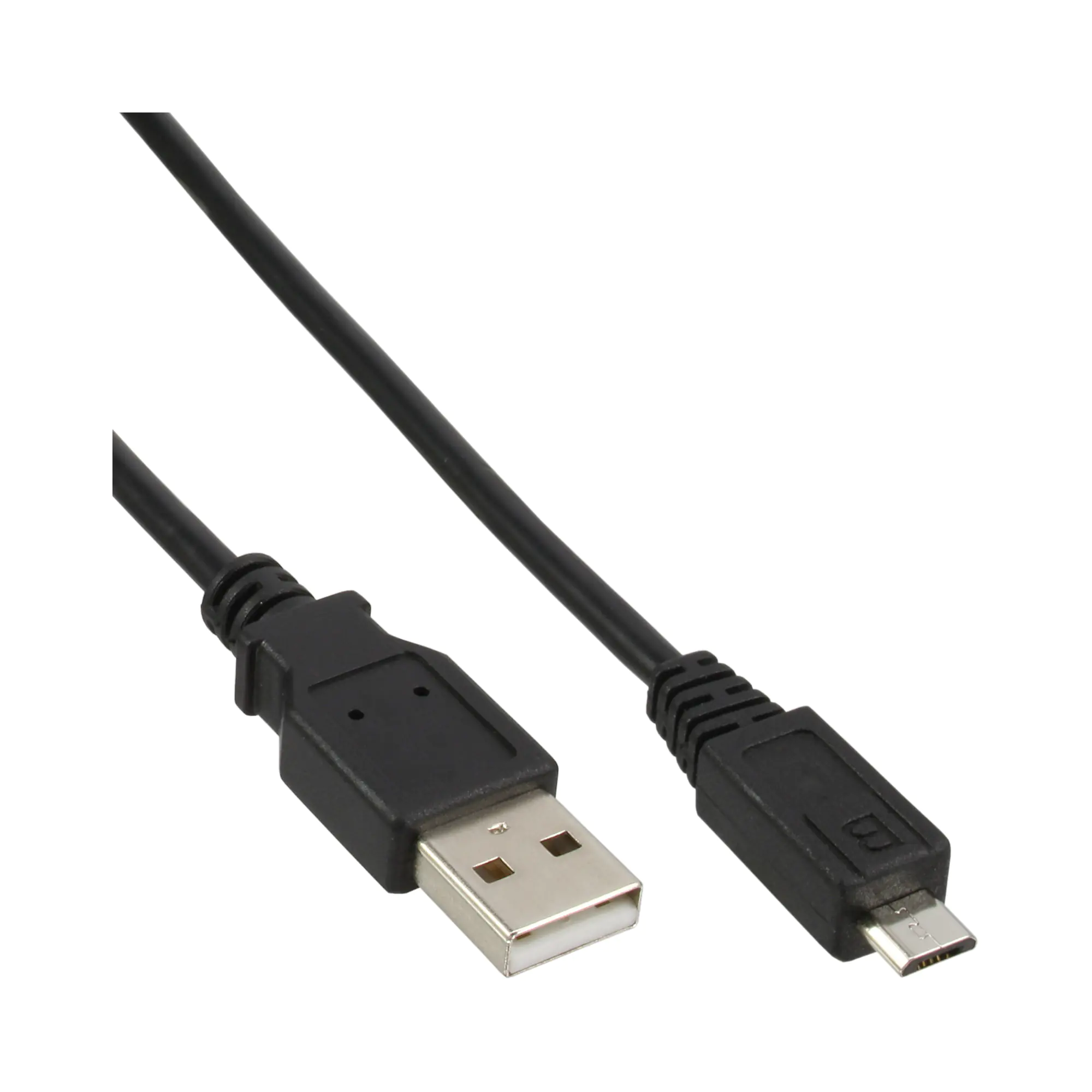 InLine - USB-Kabel - USB (M) zu Micro-USB Typ B (M) - USB 2.0 - 50 cm - Schwarz