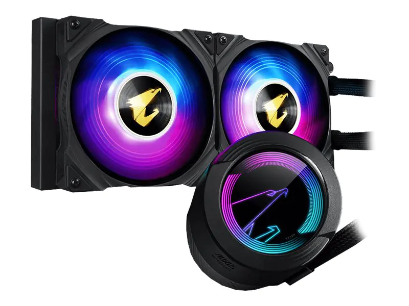 AORUS WATERFORCE 240 - Prozessor-Flüssigkeitskühlsystem - (für: LGA2066, LGA2011, LGA1366, LGA1150, LGA1151, LGA1155, LGA1156, LGA1200, LGA1700, TR4, AM4, sTRX4) - 120 mm