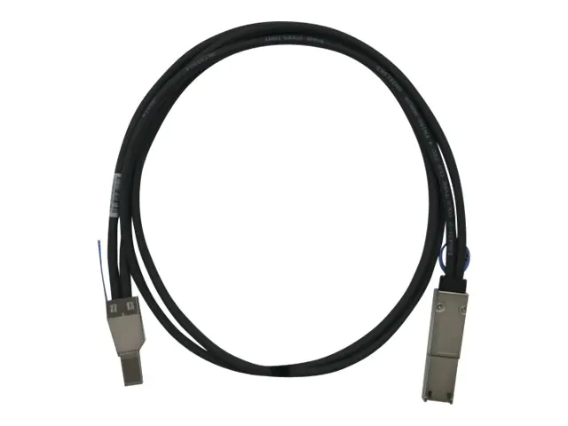 QNAP - Externes SAS-Kabel - SAS 6Gbit/s - 4 x Mini SAS HD (SFF-8644) (M) bis 4 x 26-polige Mini SAS (M) - 50 cm - Schwarz - für P/N: QXP-820S-B3408