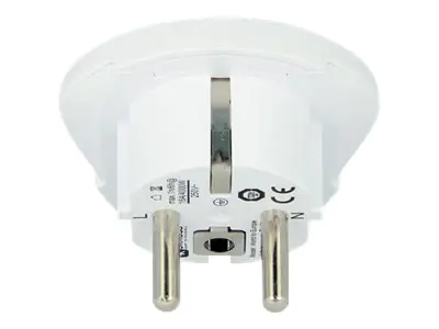 SKROSS Country Adapter World to Europe - Adapter für Power Connector - Typ F (S) zu SEV 1011, Typ L, Typ N, Typ I, Typ G, Typ C, Typ B, Typ A (R) - 100-250 V - 16 A - weiß