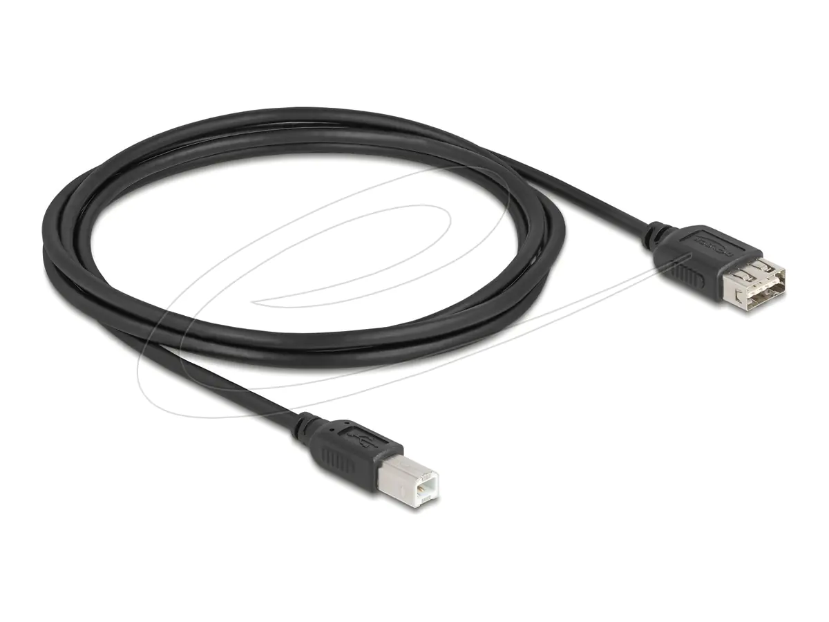 Delock USB 2.0 Kabel Typ-B Stecker zu EASY Typ-A Buchse - Kabel - Digital/Daten
