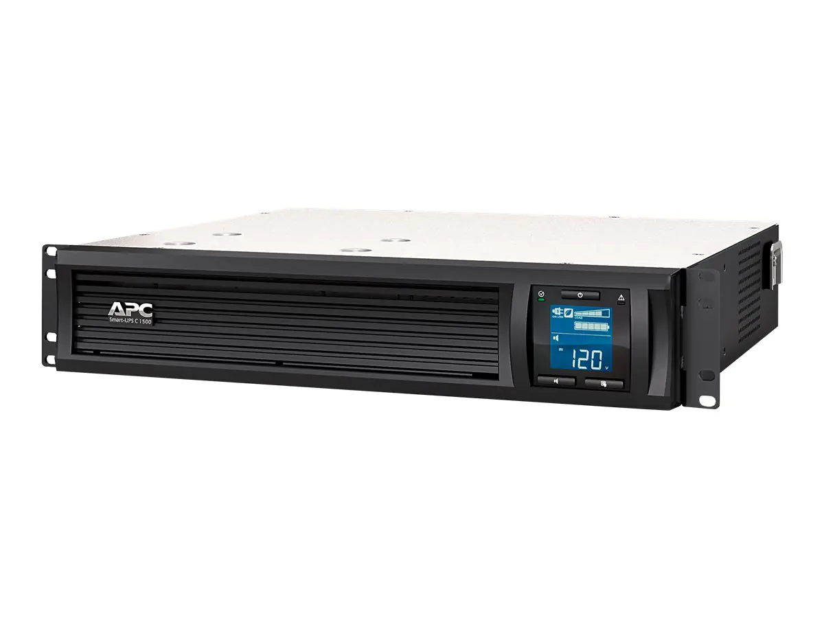 APC Smart-UPS C SMC1500I-2UC - USV (Rack - einbaufähig) - Wechselstrom 220/230/240 V - 900 Watt - 1500 VA - RS-232, USB - Ausgangsanschlüsse: 4 - 2U - Schwarz - mit APC SmartConnect