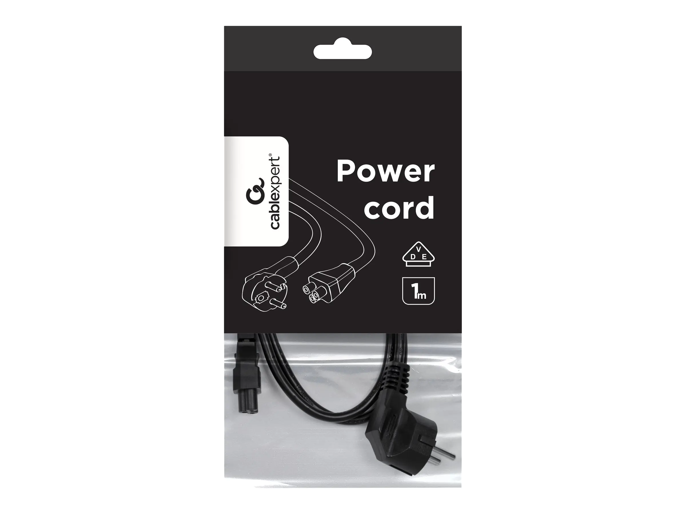 Gembird Cablexpert - Stromkabel - IEC 60320 C5 zu power CEE 7/7
