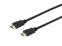 equip - Highspeed - HDMI-Kabel mit Ethernet - HDMI männlich zu HDMI männlich - 1.8 m - Schwarz - Support von 4K 60 Hz (Packung mit 20)