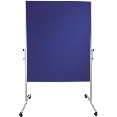 Soennecken Moderationswand 4867 120x150cm Filz blau inkl. Rollen
