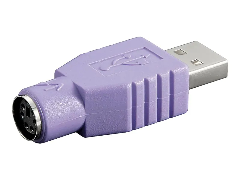 goobay - Tastatur- / Maus-Adapter - PS/2 (W) bis USB (M)