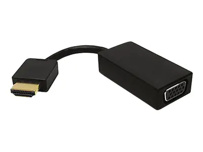 ICY BOX IB-AC502 - Videoadapter - HD-15 (VGA) weiblich zu HDMI männlich - abgeschirmt - Schwarz
