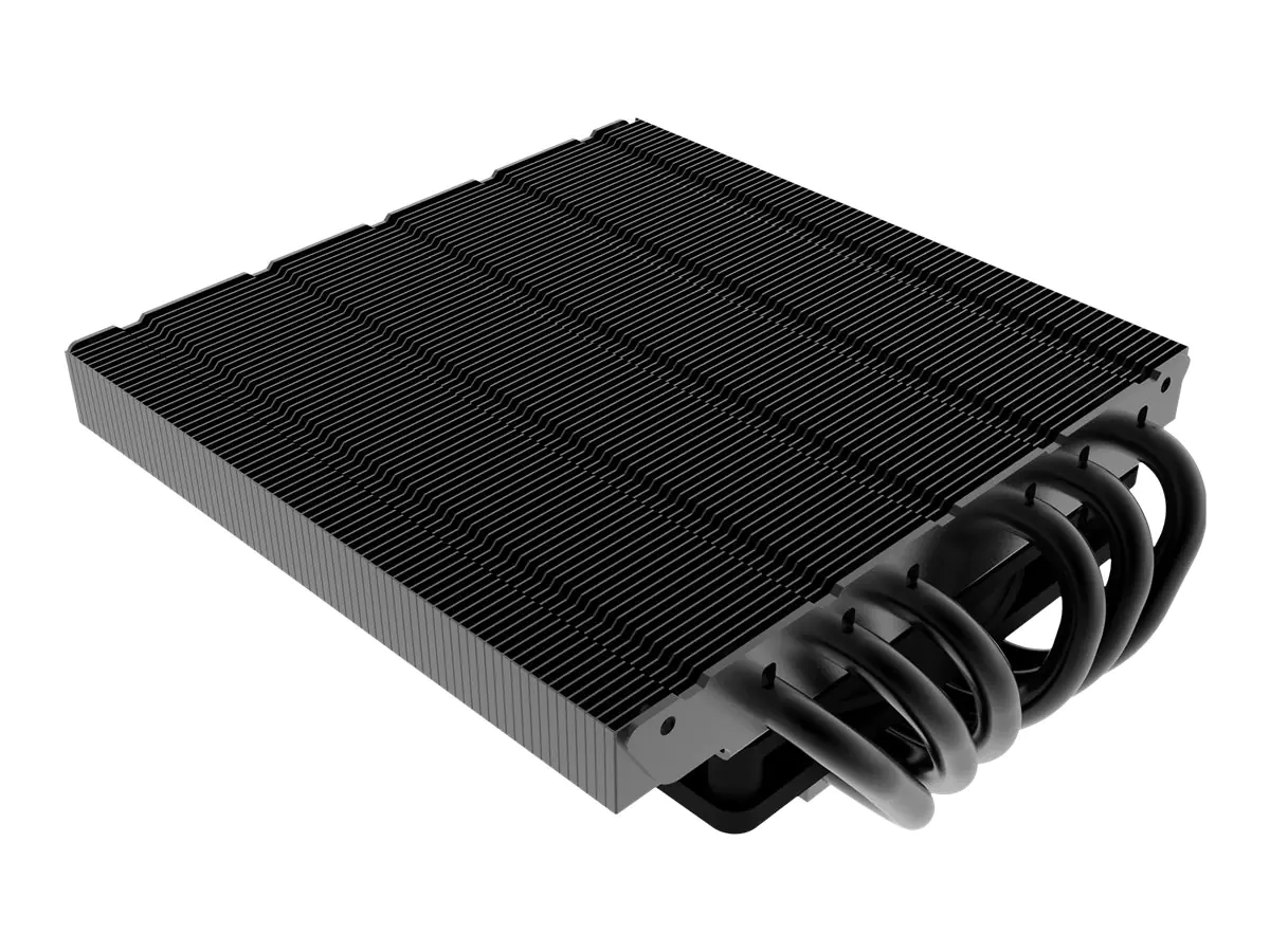 Alpenföhn Black Ridge - Prozessor-Luftkühler - (für: LGA1156, LGA1155, LGA1150, LGA1151, AM4, LGA1200) - Kupfer-Bodenplatte und vernickelte Aluminium-Finnen - 92 mm - Schwarz