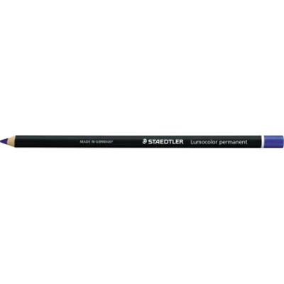 STAEDTLER Trockenmarker Lumocolor glasochrom 108 20-3 permanent blau
