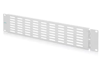 DIGITUS Blindabdeckung mit Lüftungsgitter und Scharnier für 482,6 mm (19")-Schränke DN-97694