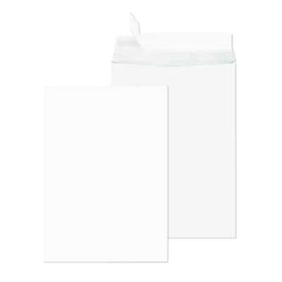 SECURITEX® Versandtasche DIN C4 229 x 324 mm (B x H) ohne Fenster 130g/m² mit Haftklebung Papier weiß 100 St./Pack.