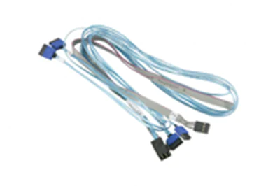 Supermicro - Internes SAS-Kabel - mit Sidebands - 4x Mini SAS HD (SFF-8643) (M) bis SATA, Seitenband (W) - 75 cm