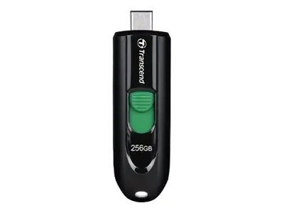 Transcend JetFlash 790C - USB-Flash-Laufwerk - 256 GB - USB-C 3.2 Gen 1 - Schwarz