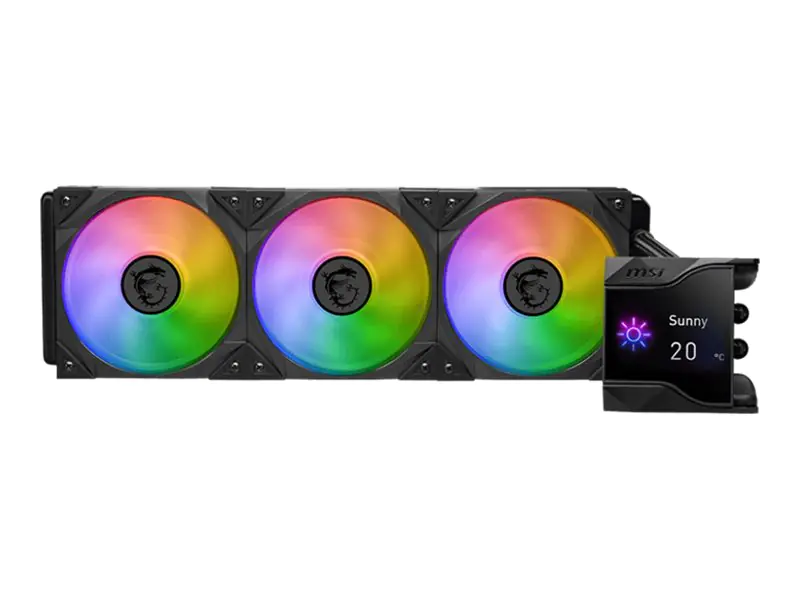 MSI MPG CORELIQUID D360 - Prozessor-Flüssigkeitskühlsystem - Kühlergröße: 360 mm - (für: LGA1156, LGA1155, LGA2011, LGA1150, LGA2011-3, LGA1151, AM4, LGA2066, TR4, sTRX4, LGA1200, LGA1700, AM5) - Kupfer - 120 mm