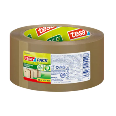 tesa® Packband tesapack® Eco & Ultra Strong ecoLogo® 50 mm x 66 m (B x L) Acrylat braun