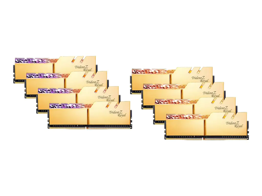 G.Skill Trident Z Royal Series - DDR4 - kit - 256 GB: 8 x 32 GB - CL16 - F4-3600C16Q2-256GTRG