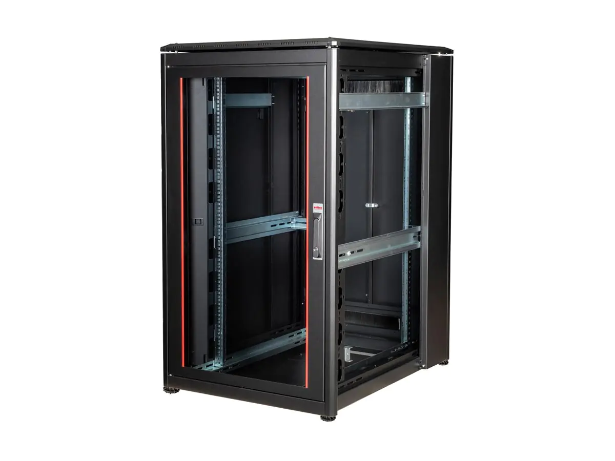 ROLINE Pro - Schrank Netzwerkschrank - mit Glastür, 800 x 1000 mm (B x T) 26.21.0223