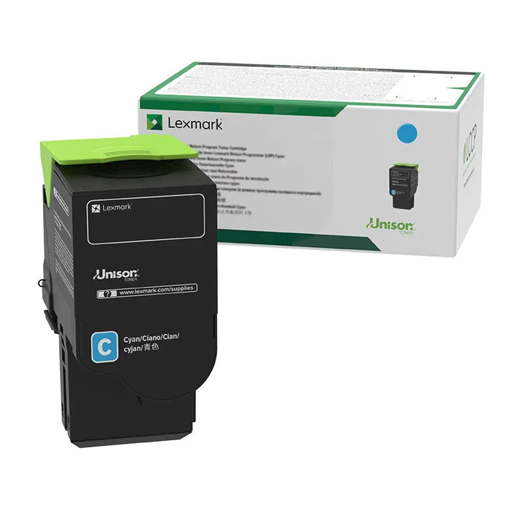 Lexmark - Besonders hohe Ergiebigkeit - Cyan - Original - Tonerpatrone LCCP, LRP - für Lexmark CS421, CS521, CS622, CX421, CX522, CX622, CX625