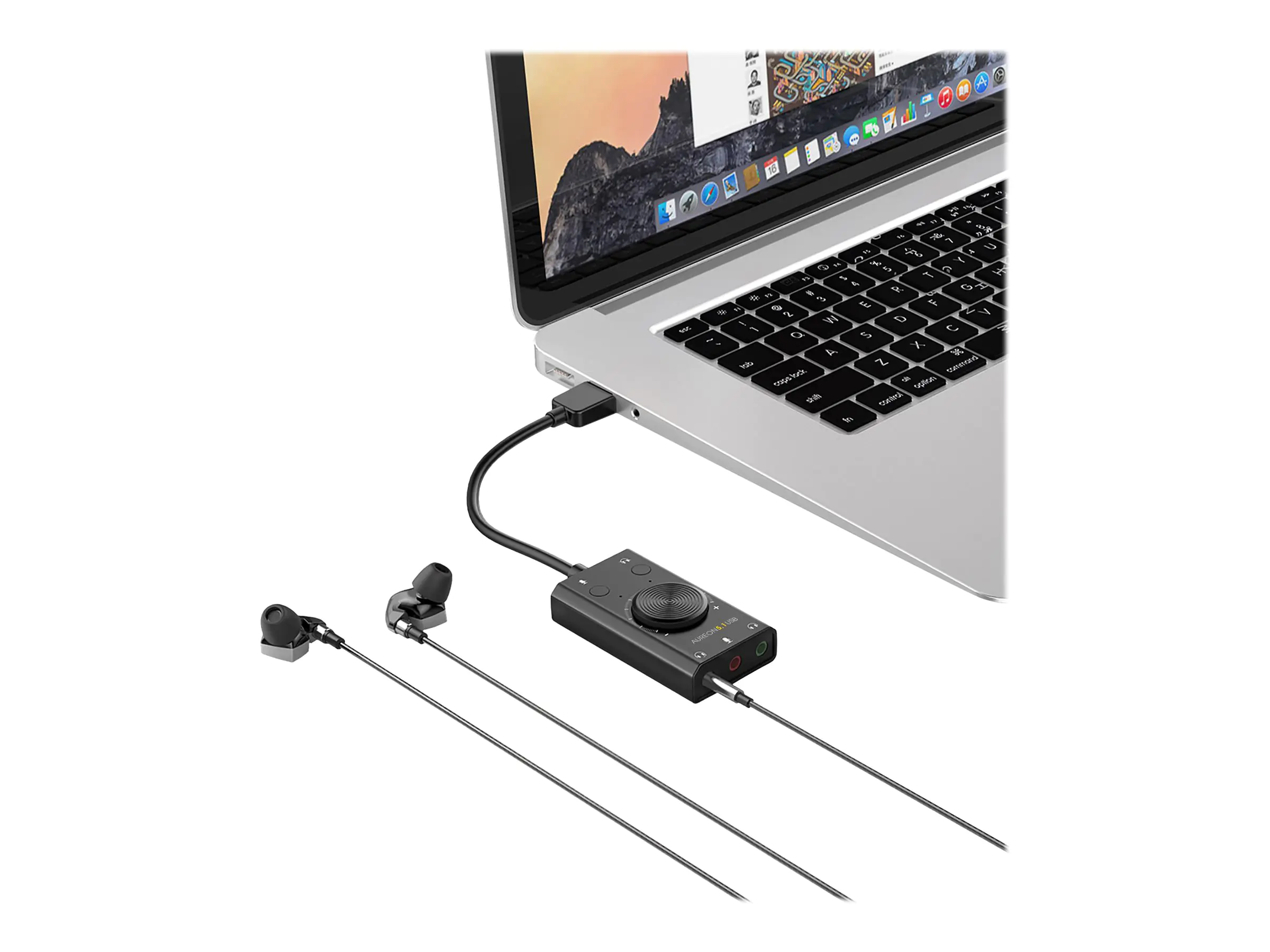 TERRATEC Aureon 5.1 USB - Soundkarte - 80 dB S/N - Stereo - USB 2.0